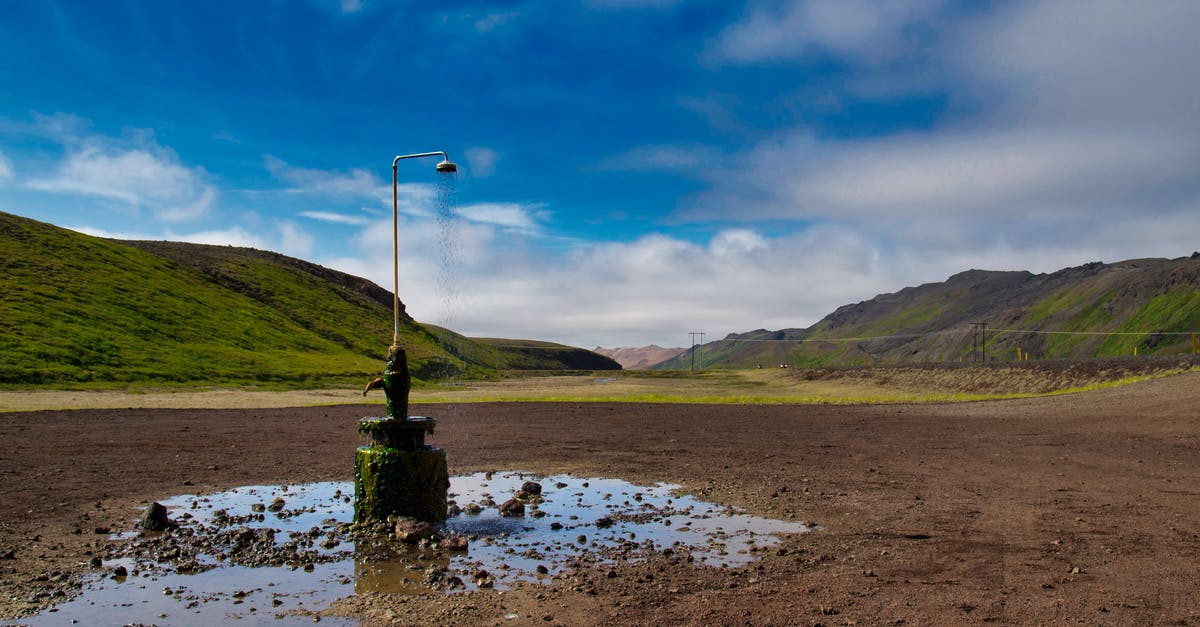 Where are the last survival caches in Geothermal Valley? - Outdoor Geothermal Krafla Shower in Iceland 