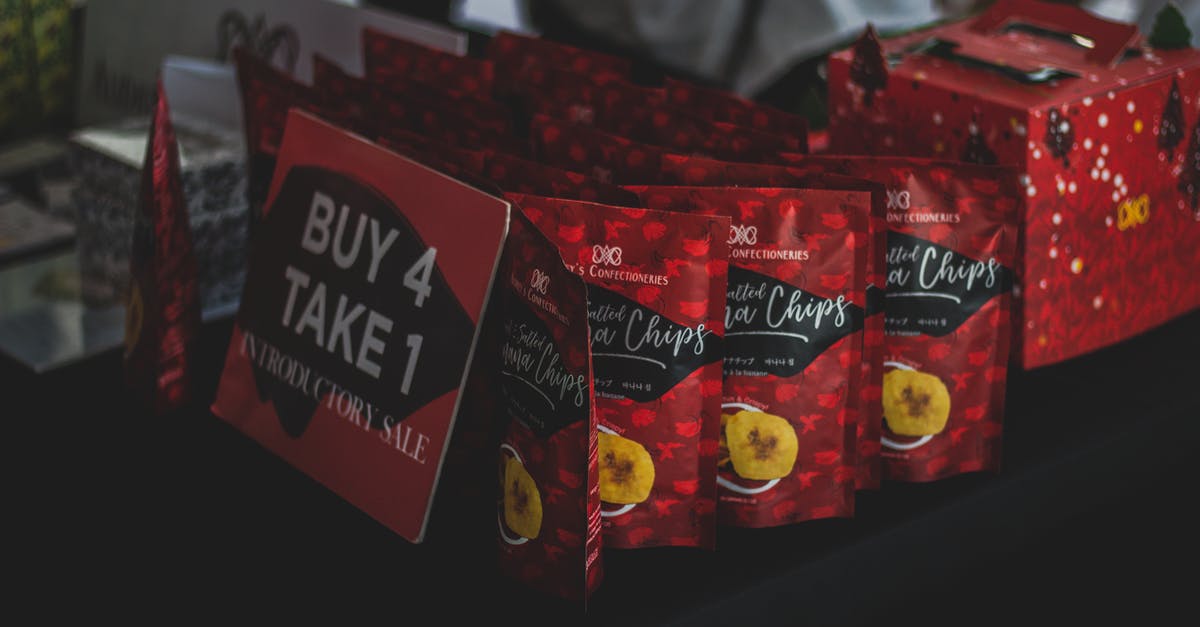 Where did my Christmas Sale cards go? - Assorted Chip Packs on Black Surface in Tilt Shift Photography