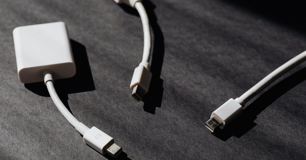 Where is Link at with Ilia in this screenshot? - Set of modern port adapters on black surface