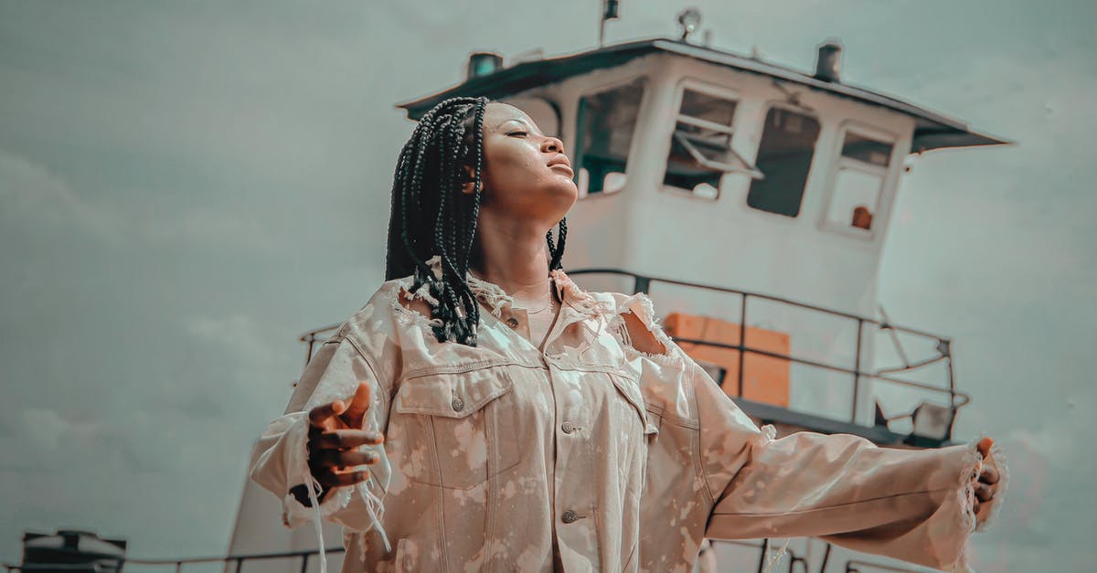 Where is my model ship? - Woman Standing Near White Ship