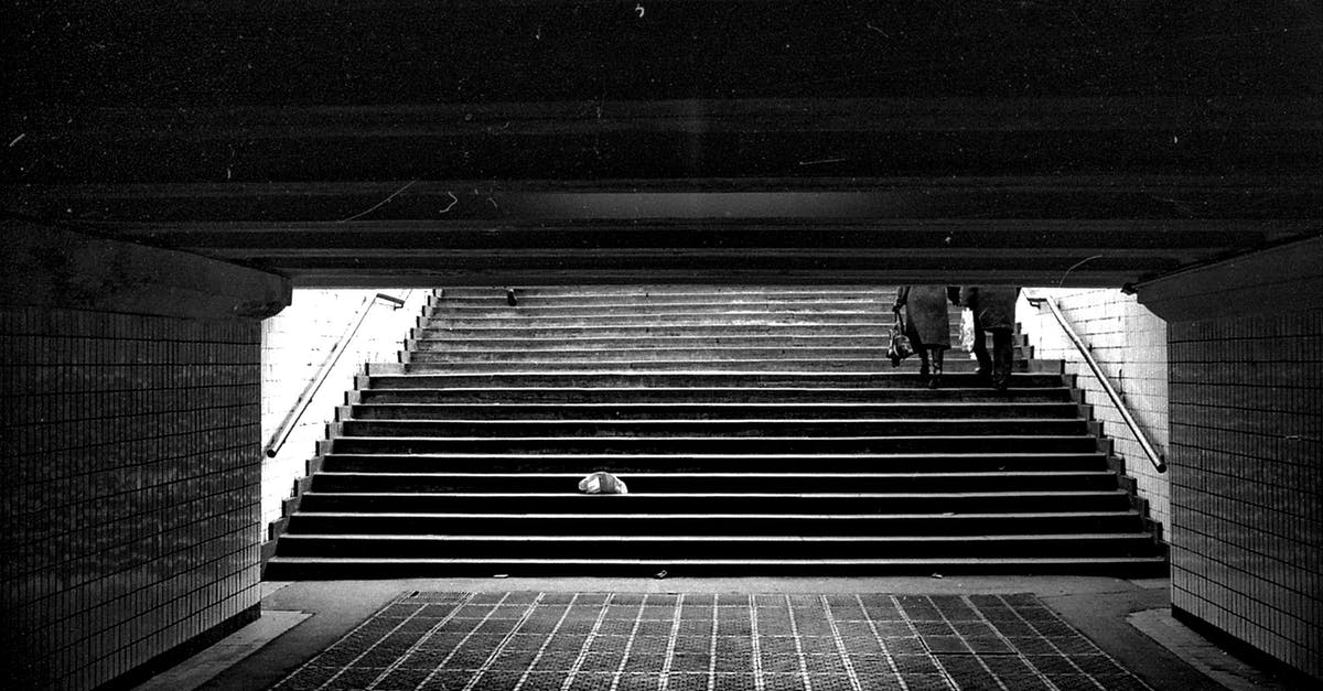 Where is "Northwest" in The Dusty Path? - Unrecognizable people going upstairs at underground passage