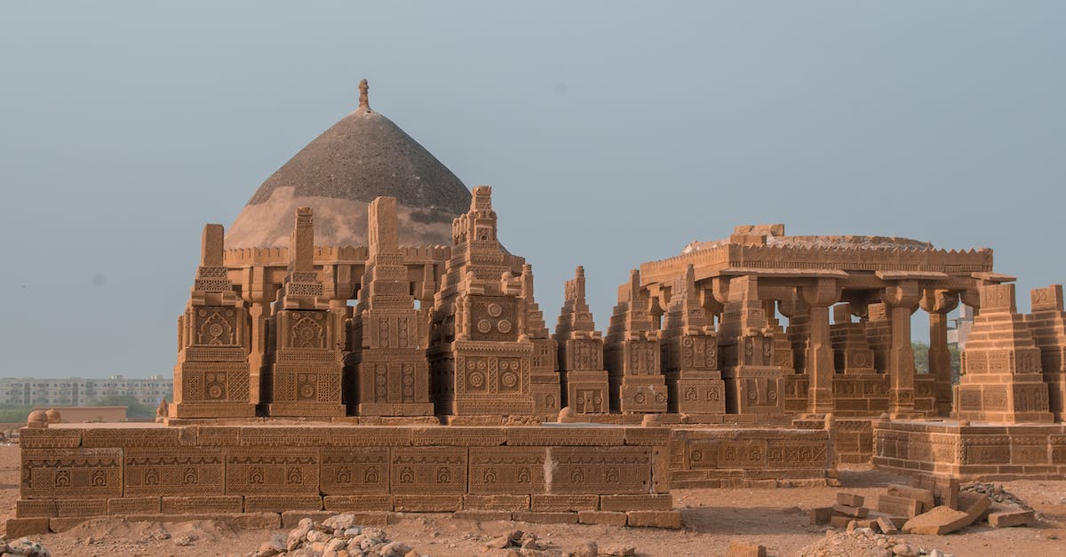 Where is the graveyard in Sims Medieval? - Picturesque view of famous medieval Chaukhandi tombs with pyramid shaped constructions located in Sindh province of Pakistan on sunny day