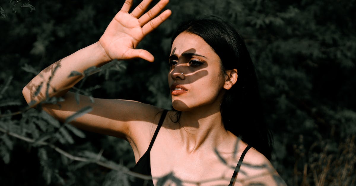 Where is the shadow trinket? - Beautiful Woman Covering Face with Shadow Where is the shadow trinket? - Beautiful Woman Covering Face with Shadow