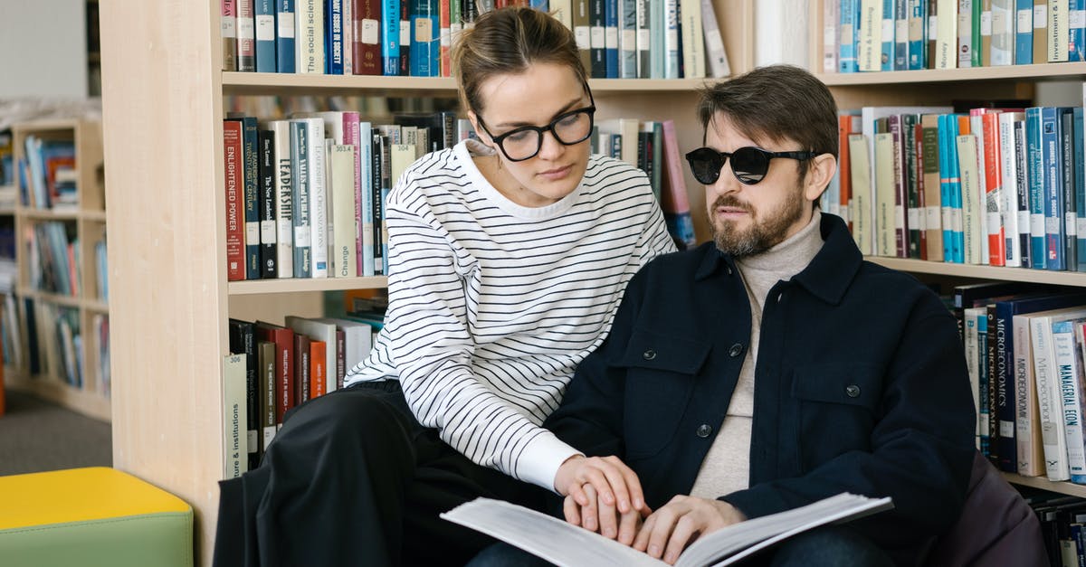 Where should I return all of my overdue library books? - Free stock photo of assistance, blind, blindness