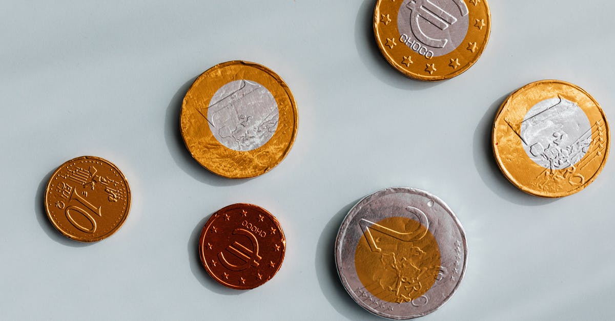 Where should you place candy? - Currency of European Union on marble surface