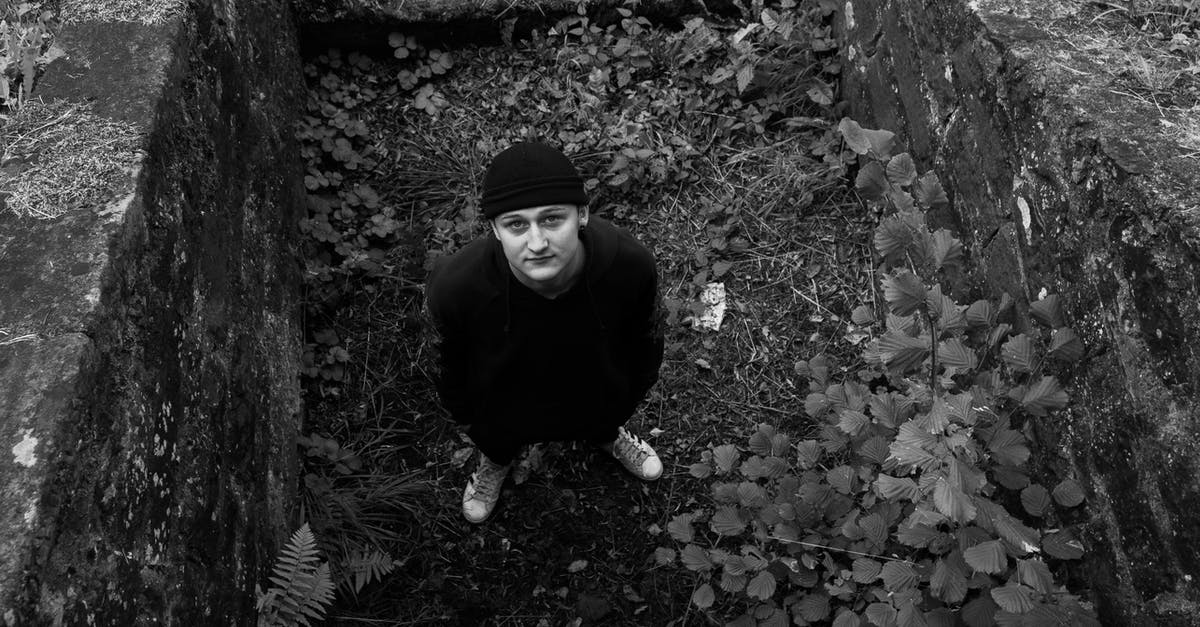 Where should you place candy? - Man in Casual Wear Posing in Abandoned Place