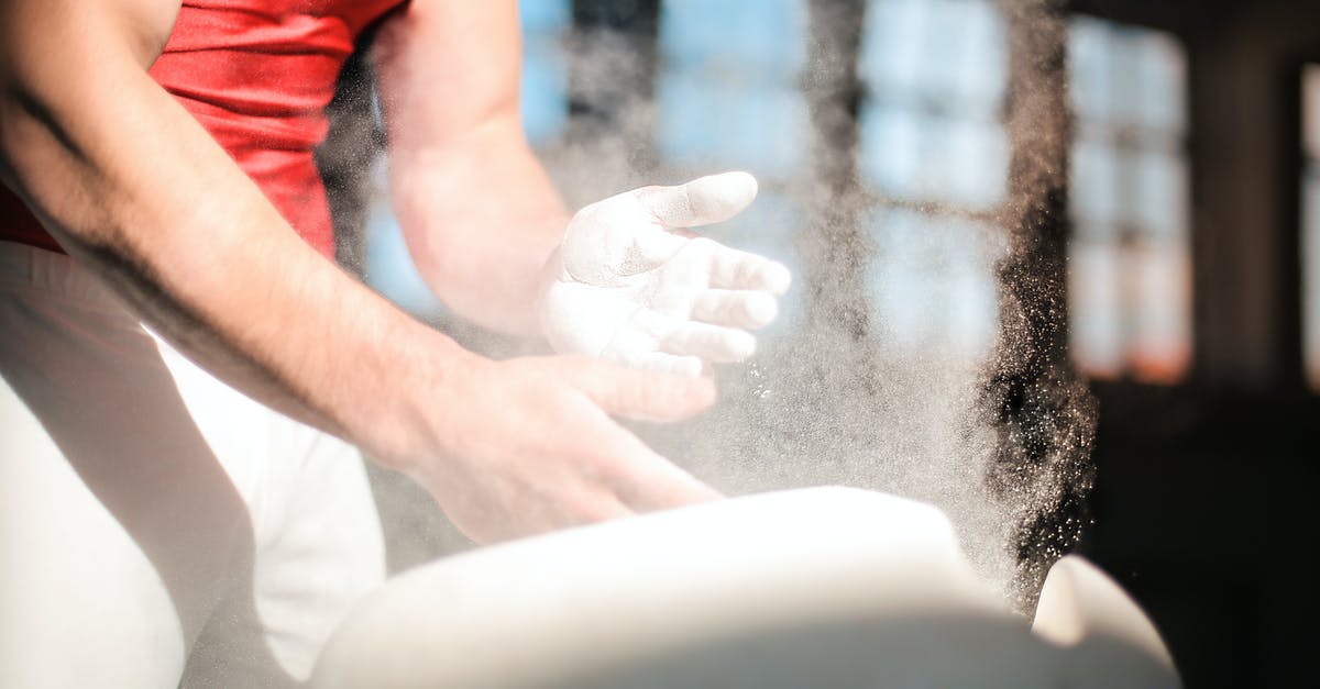 Where to find Emerald Dust in White Orchard? - Crop male gymnast in sportswear rubbing hands with dry spots magnesium powder while preparing for exercises Where to find Emerald Dust in White Orchard? - Crop male gymnast in sportswear rubbing hands with dry spots magnesium powder while preparing for exercises