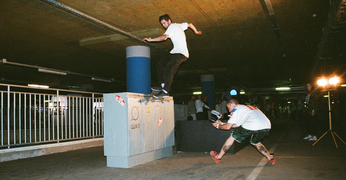 Where to grind for complete decks? - Photographer Taking a Picture of a Man on a Skateboard Grinding Where to grind for complete decks? - Photographer Taking a Picture of a Man on a Skateboard Grinding