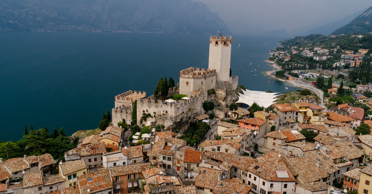 Where to use pennants in Castle Siege - Aerial View of City Buildings Near Body of Water