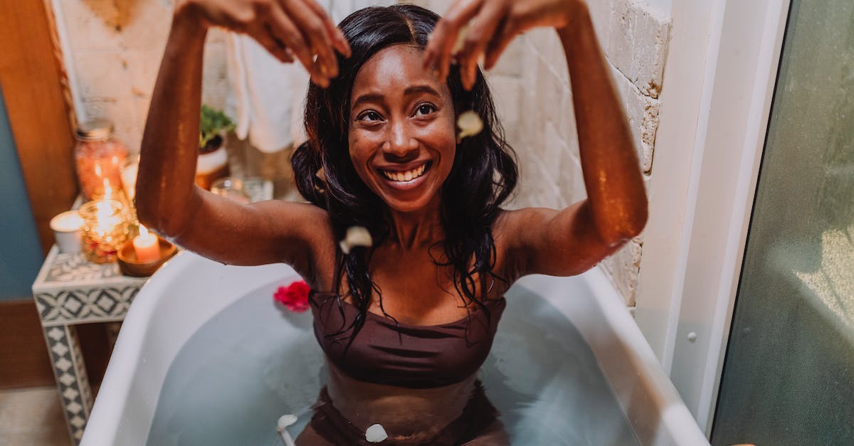Which bombs will I drop? - Woman in Black Tank Top in Bathtub