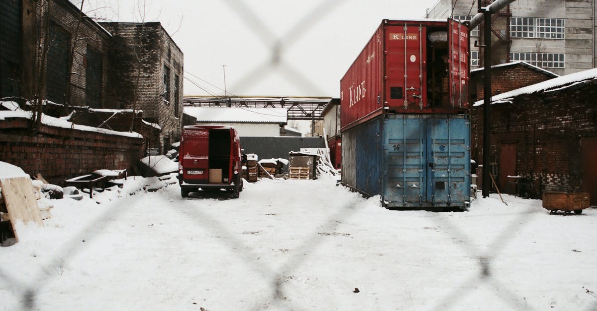 Which containers outside of Tundra Homestead are safe? - Photo Of Abandoned Containers