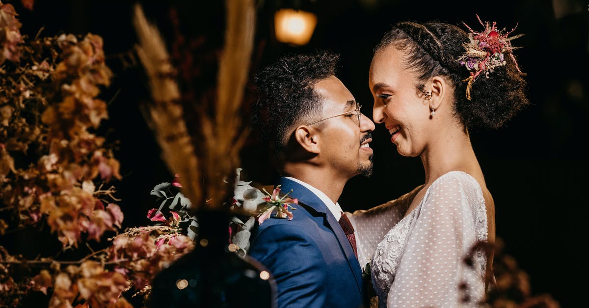 Which Dark Events take priority over others? - Glad bride with groom embracing during festive occasion