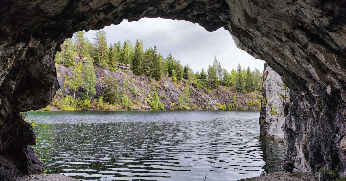 Which is the largest/longest cave in Skyrim? - Body of Water Near Green Trees