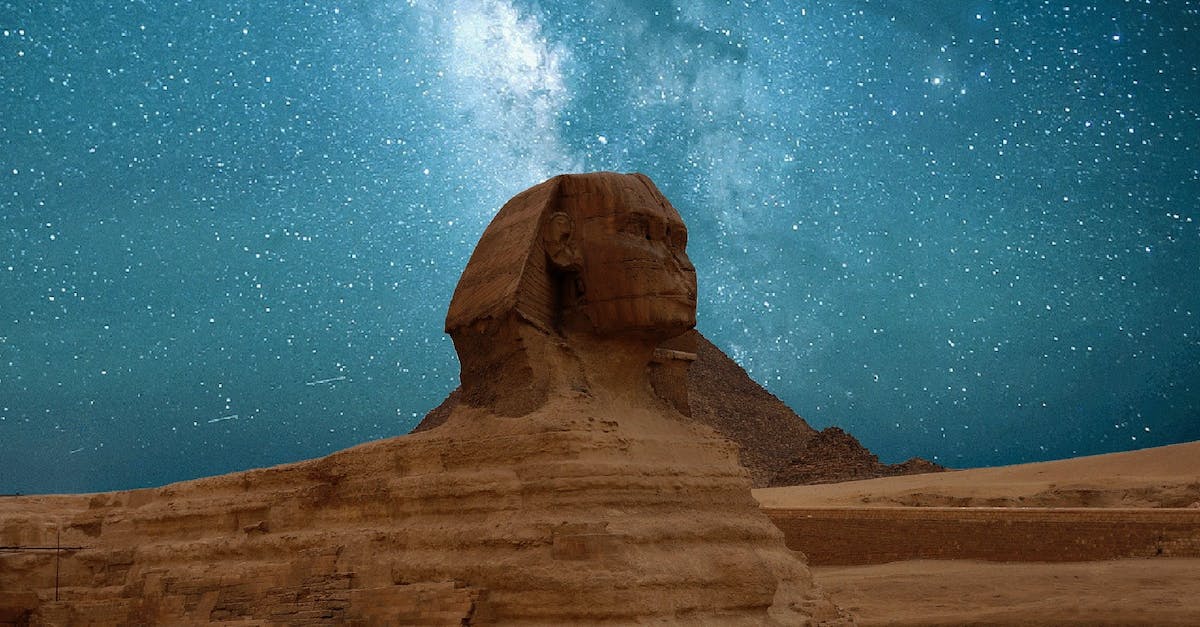 Who or what is Pyramid Head? - Great Sphinx Of Giza Under Blue Starry Sky Who or what is Pyramid Head? - Great Sphinx Of Giza Under Blue Starry Sky