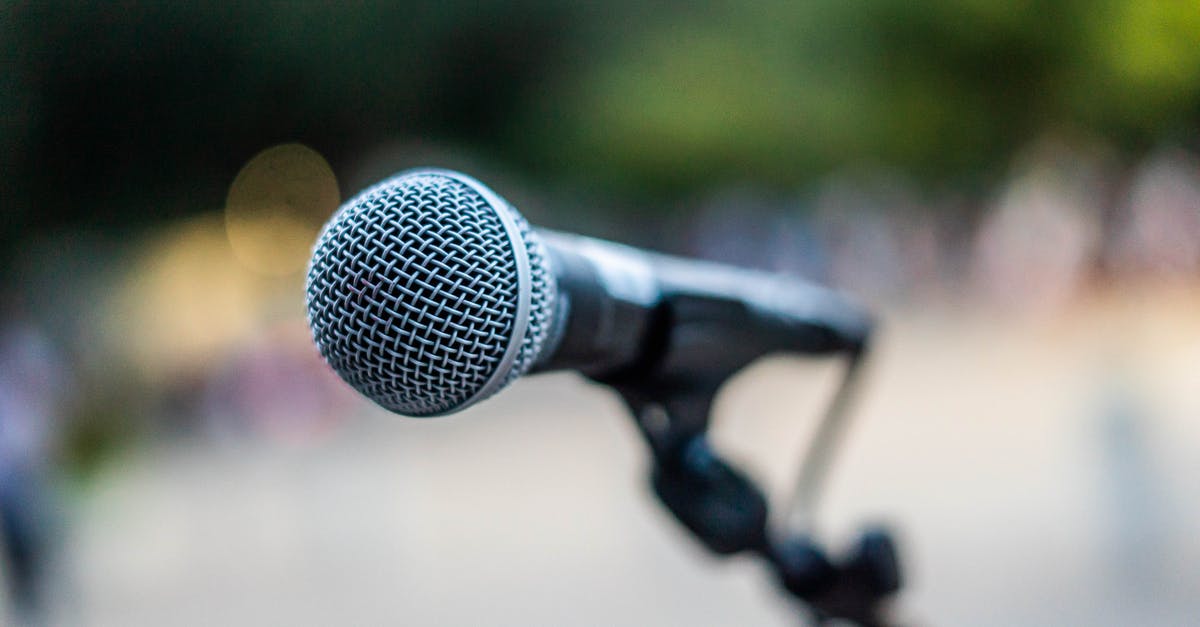 Why am I much faster than the record, but not the record holder? - Modern microphone during event in park Why am I much faster than the record, but not the record holder? - Modern microphone during event in park