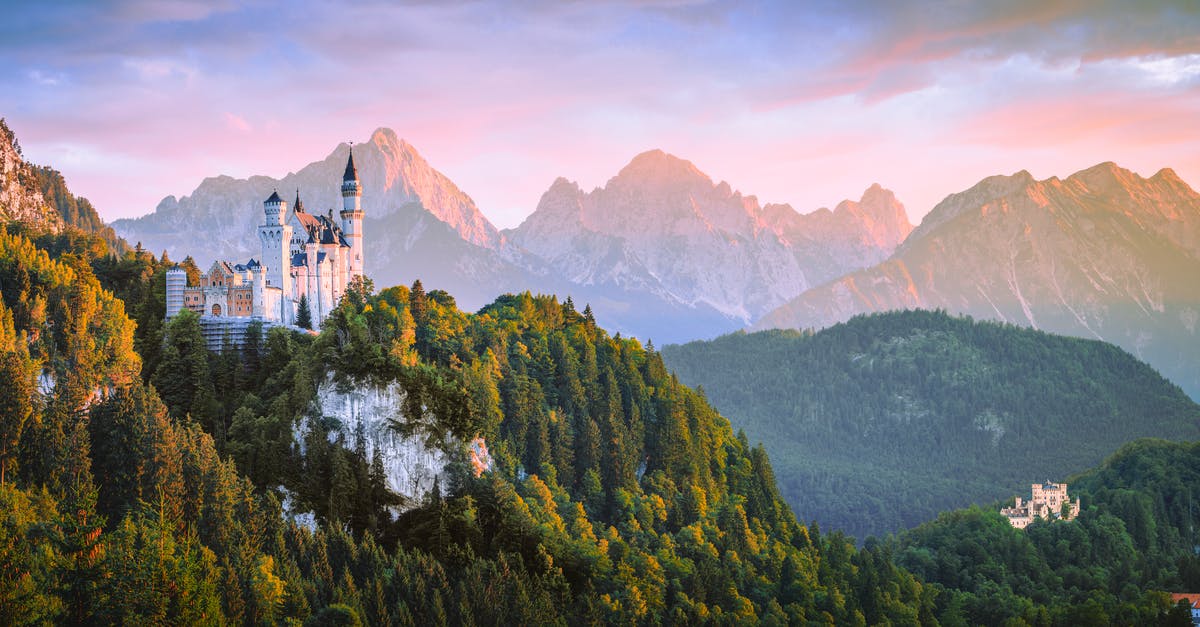 Why are Aerith's eyes green? - Aerial Photo of Castle Beside Forest