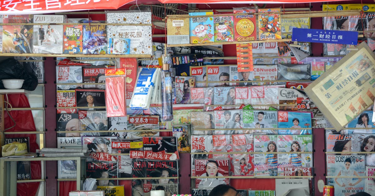 Why are items in the store marked red? - Lots of Items on Display in an Asian Store