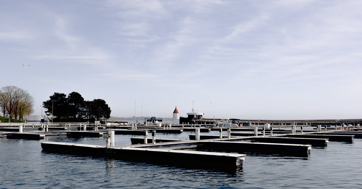Why are my Ship's SFX a lot quieter? - Empty lots of yacht parking on rippling water in harbor against cloudy blue sky