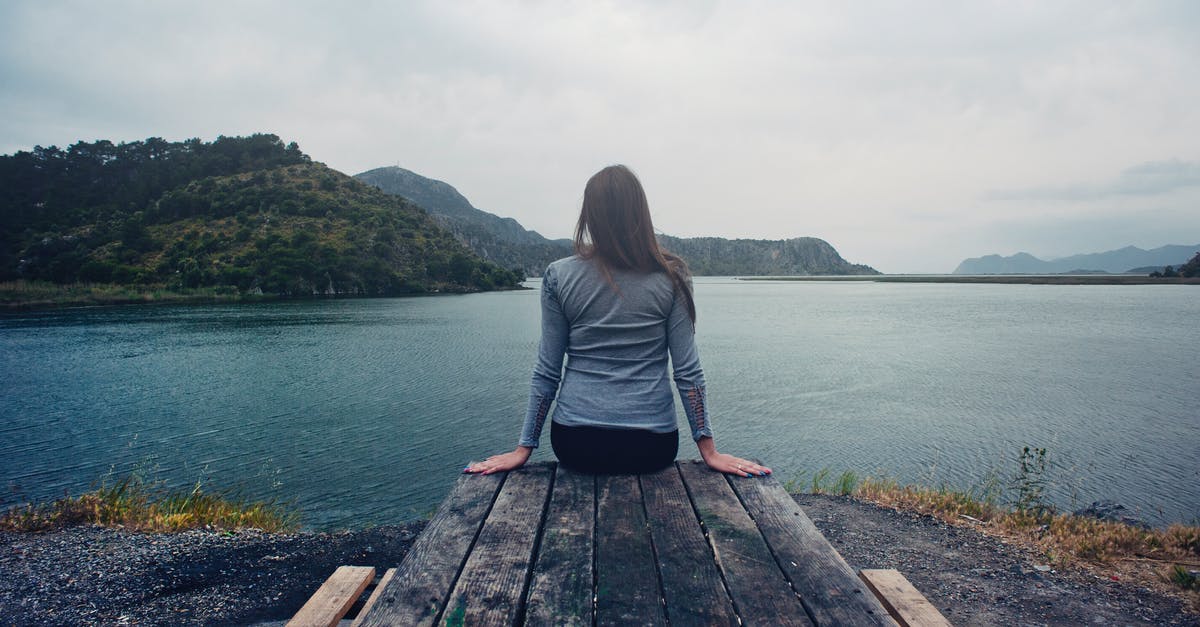 Why are some conditions greyed out? - Woman Wearing Gray Long-sleeved Shirt and Black Black Bottoms Outfit Sitting on Gray Wooden Picnic Table Facing Towards Calm Body of Water at Daytime