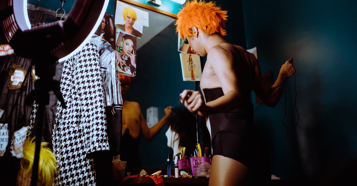 Why are some Strange TF2 items showing as 'Restriction'? - Provocative androgynous man tying corset and looking in mirror in fitting room