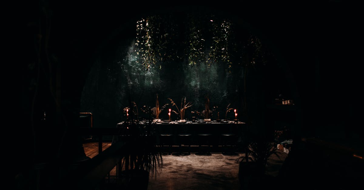 Why are the hidden items in Fire Red/Leaf Green sometimes absent? - Interior of dark room with plants hanging from ceiling and potted plants chairs and table decorated with burning candles and dinnerware Why are the hidden items in Fire Red/Leaf Green sometimes absent? - Interior of dark room with plants hanging from ceiling and potted plants chairs and table decorated with burning candles and dinnerware