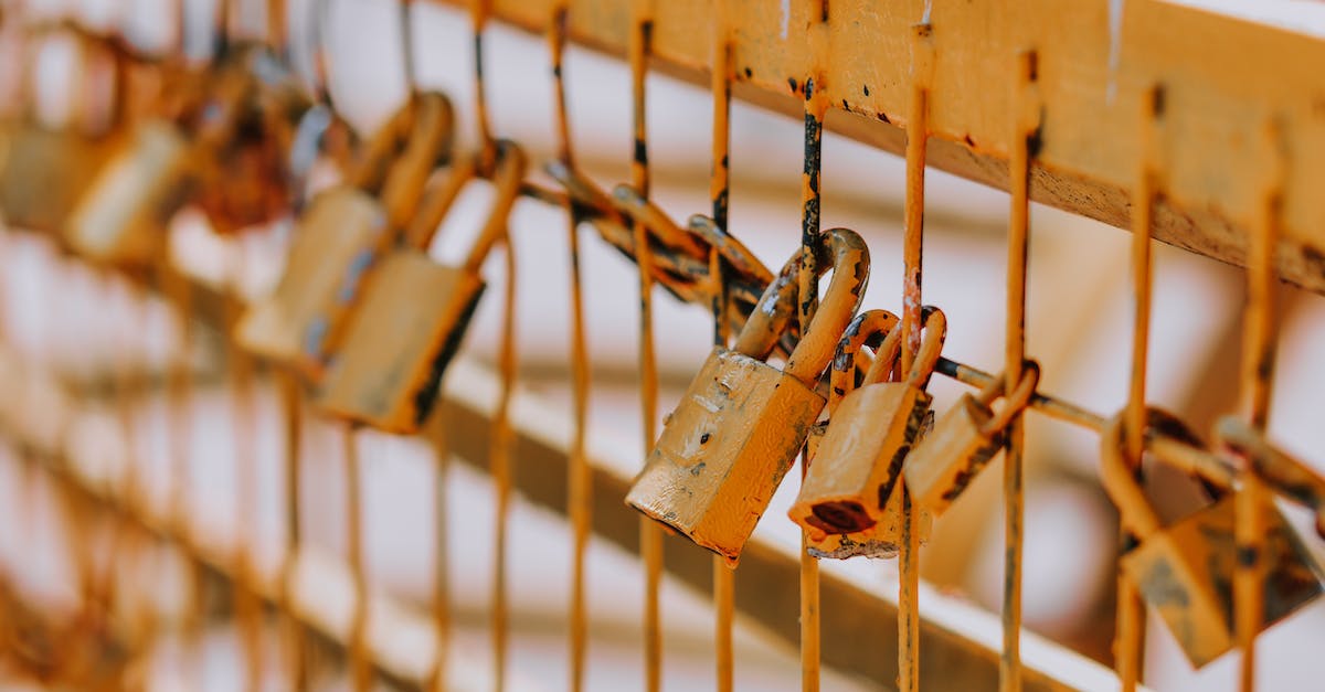 Why are the recommendations locked - Padlocks on Fence