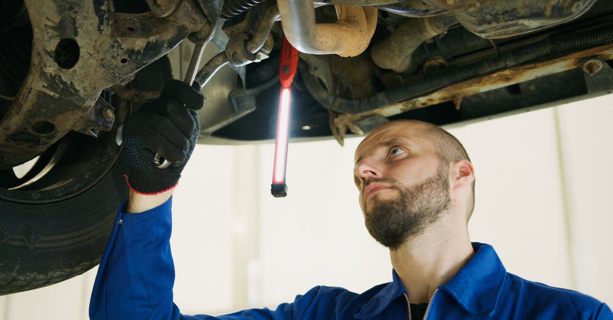 Why are there no car packs in my garage? - A Man using a Wrench while Repairing a Car Why are there no car packs in my garage? - A Man using a Wrench while Repairing a Car