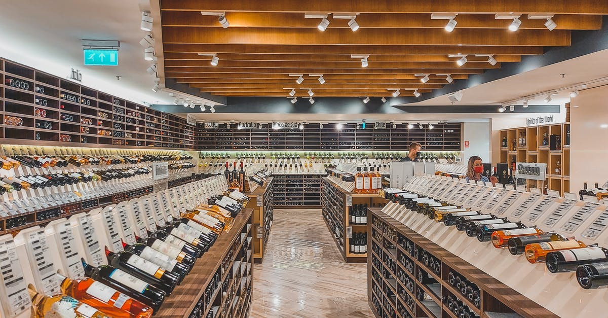 Why buy doran's starter items? - Wine on Display in a Wine Store