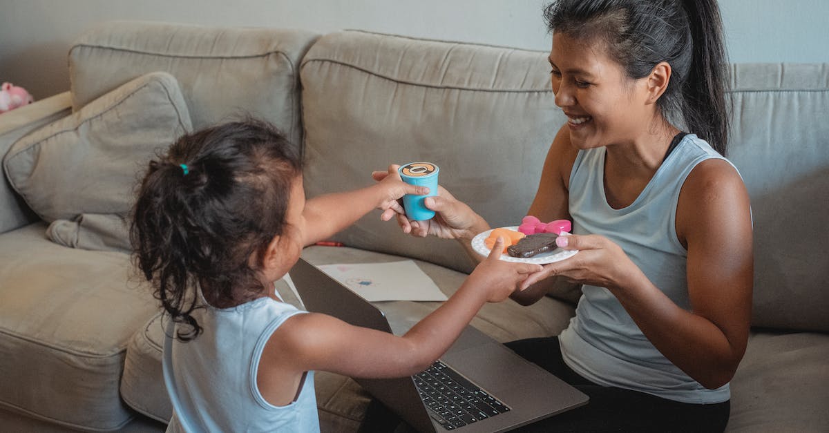 Why can't I download an already purchased game on steam to my other pc? (VIA STEAM) - Cheerful mother and daughter with toy sweets