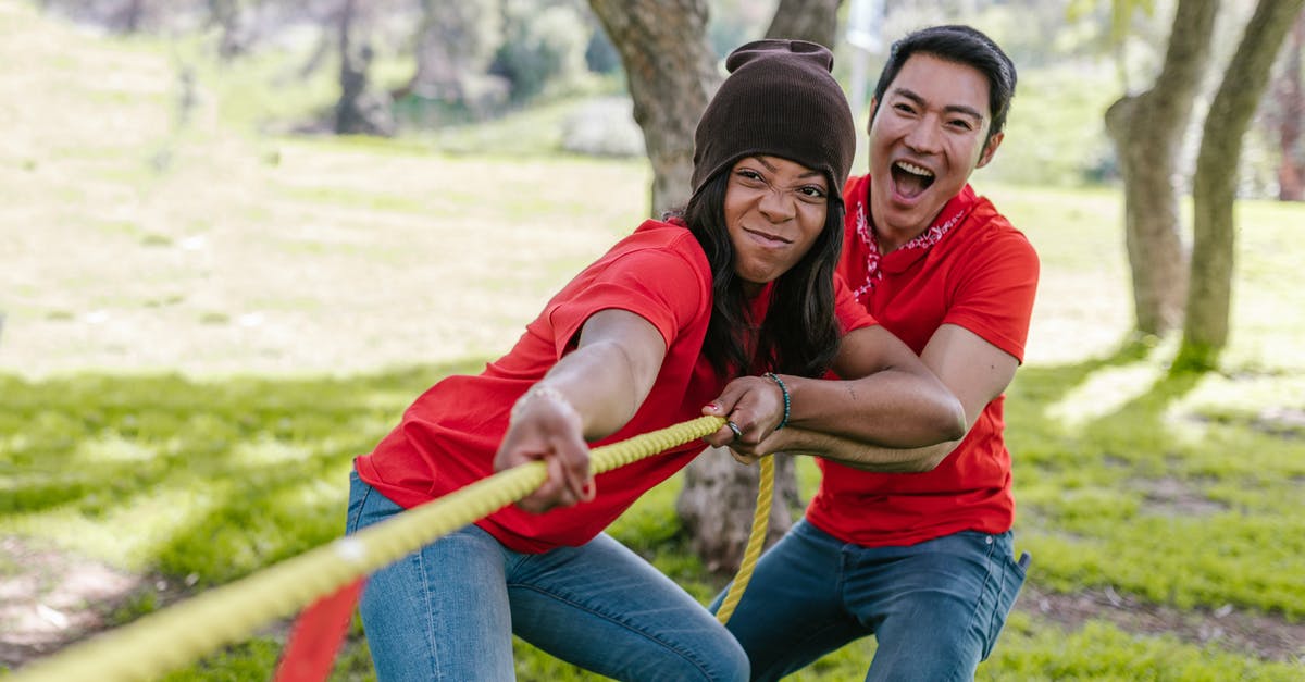 Why can't I find a game when playing with friends? - Man And Woman Playing Tug-of-war Why can't I find a game when playing with friends? - Man And Woman Playing Tug-of-war
