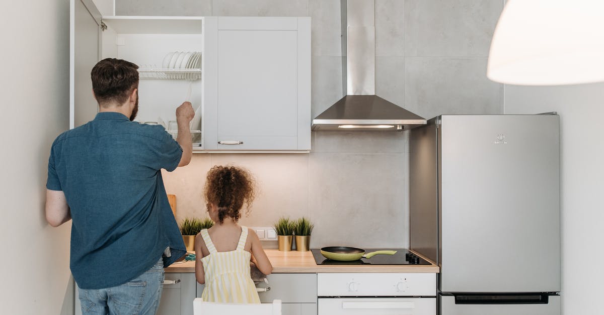 Why can't I hear when I am getting shot in the back? - A Man Standing Beside a Little Girl Getting Plates From the Wooden Cabinet of the Kitchen Why can't I hear when I am getting shot in the back? - A Man Standing Beside a Little Girl Getting Plates From the Wooden Cabinet of the Kitchen