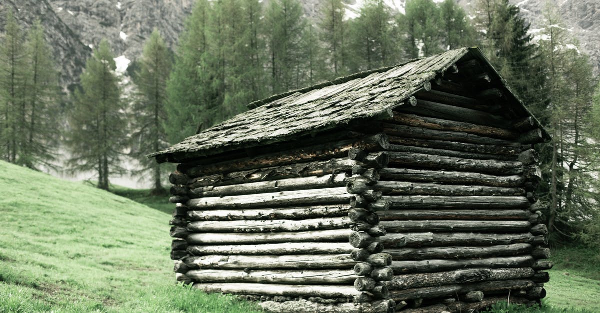 Why can't I log into my old account? - Abandoned cottage made of logs located on green mountainous valley amidst evergreen trees
