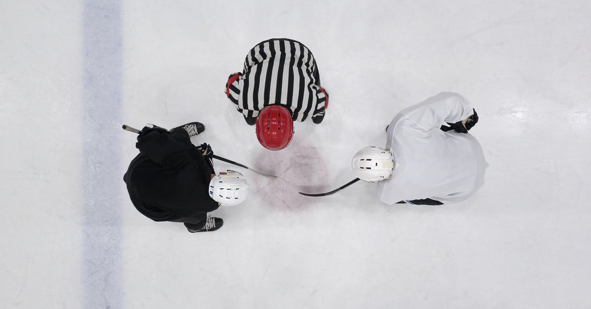 Why can't I start the game after it's downloaded? - A Referee and Hockey Players on an Ice Rink Why can't I start the game after it's downloaded? - A Referee and Hockey Players on an Ice Rink