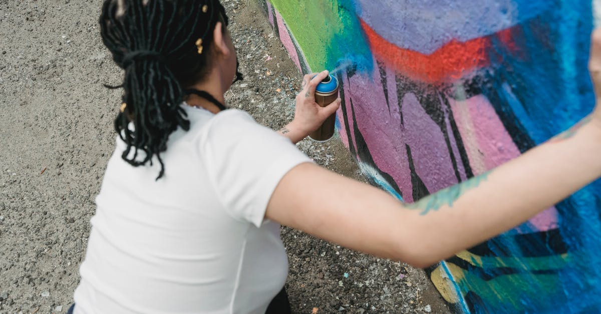 Why can I not connect to my Bedrock server from outside? - Faceless woman spraying paint from can