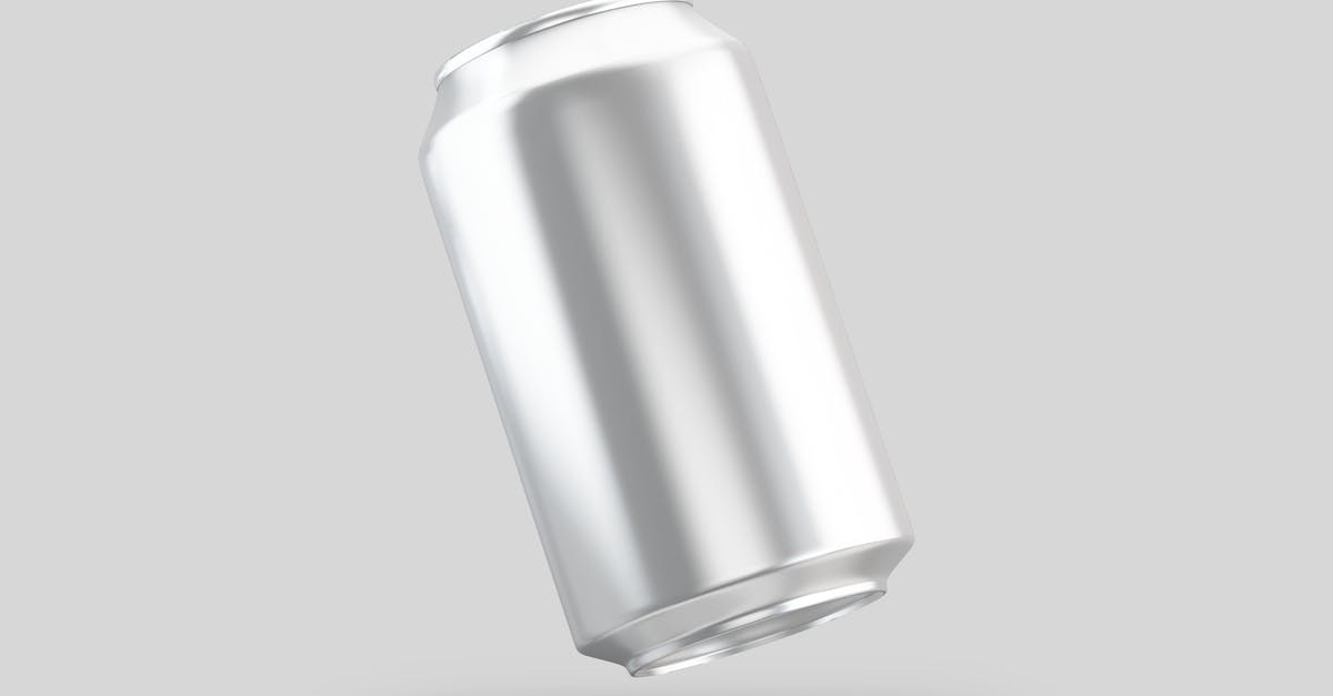 Why can I not find any Aluminium? - Silver Can in White Background Why can I not find any Aluminium? - Silver Can in White Background