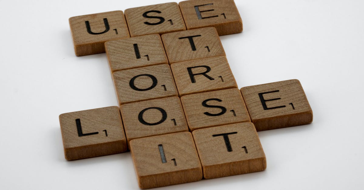 Why did I lose? - Wooden Scrabble Tiles on White Surface