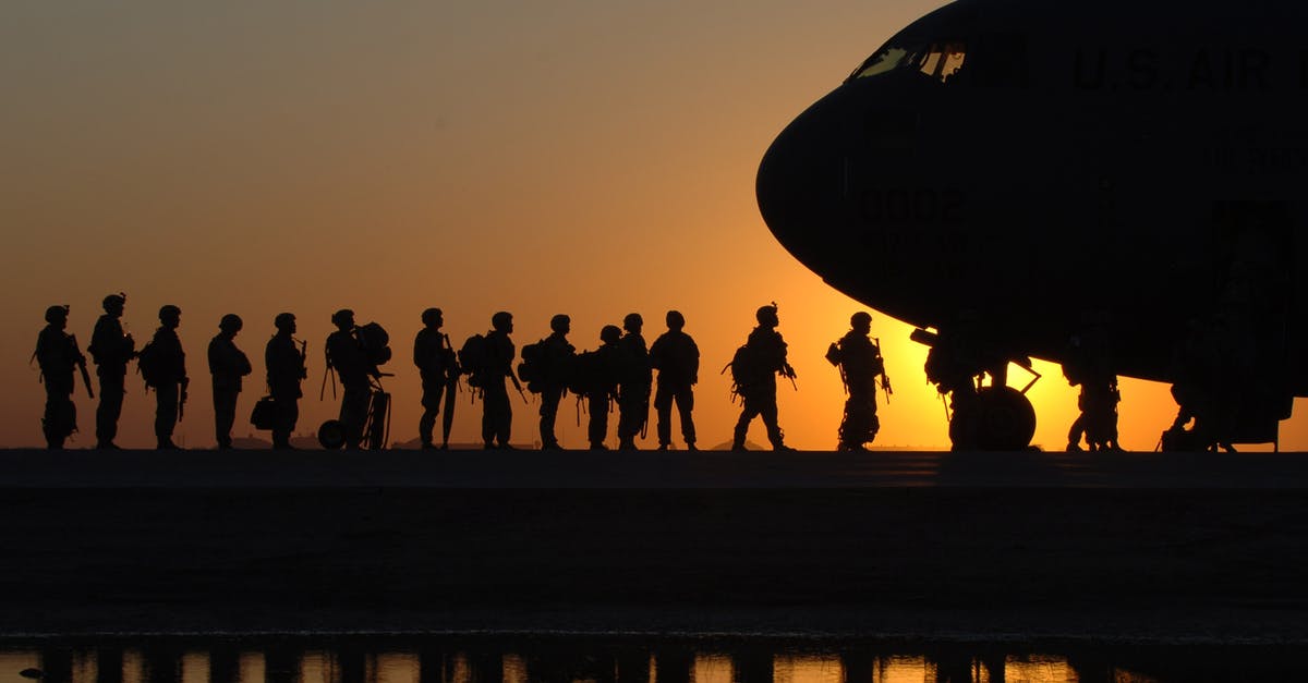 Why did the war end? - Soldiers in Line to Get in a Plane Why did the war end? - Soldiers in Line to Get in a Plane