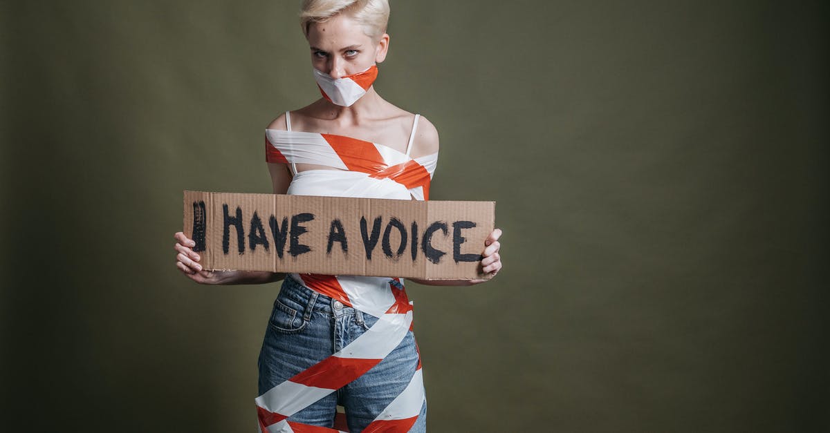 Why do I have staticy sound? - A Woman Holding a Placard Why do I have staticy sound? - A Woman Holding a Placard