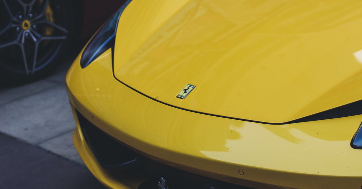 Why do I still have a Yellow Attention Logo on Garage Tab? - Yellow Ferrari Car