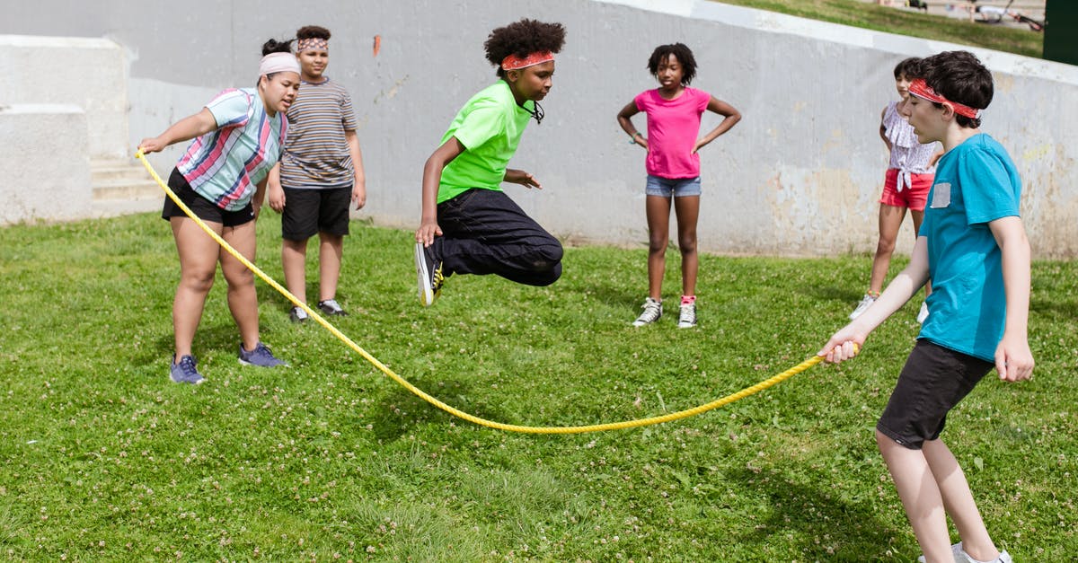 Why does my character jump around when playing Pokemon Go on an iPod? - Kids Playing Jumping Rope Why does my character jump around when playing Pokemon Go on an iPod? - Kids Playing Jumping Rope