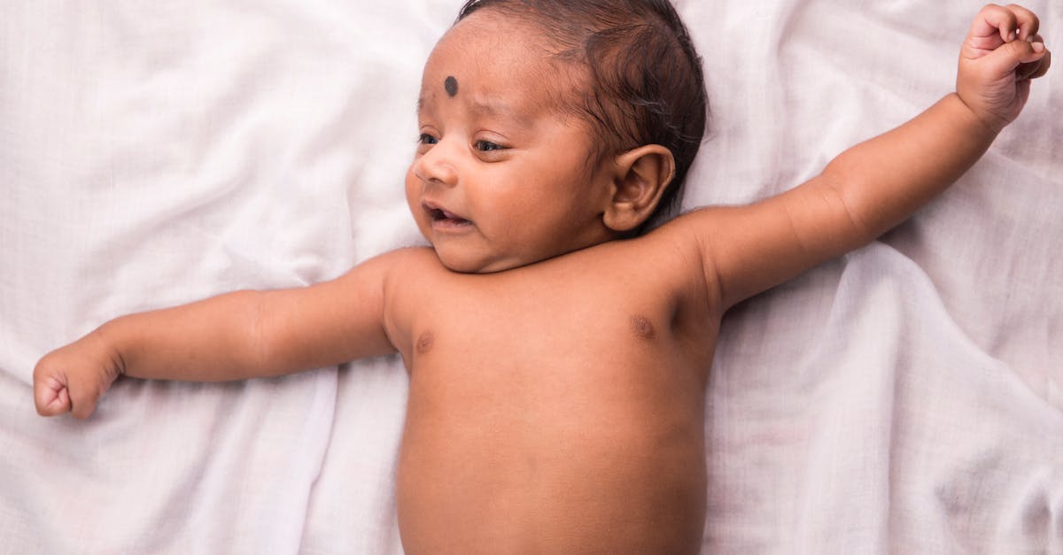 Why does my sister's character have the default skin every time I join her server? [closed] - Topless Baby Lying on White Bed