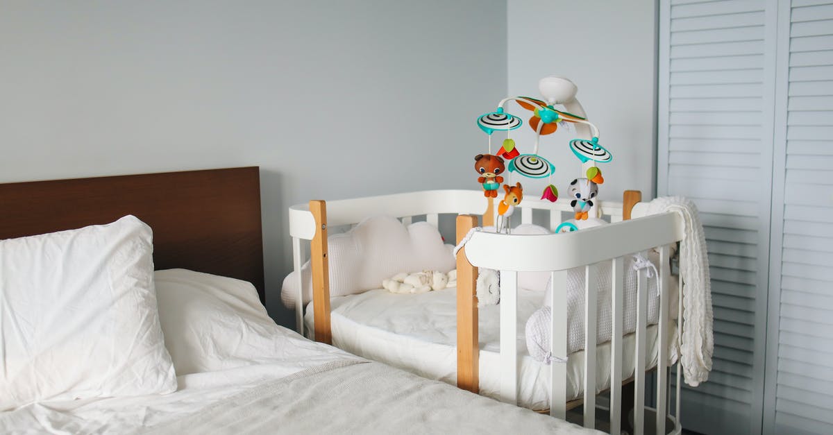 Why does the coop baby for multiplayer magnetize to the bottom right corner? - Crib next to bed in bedroom
