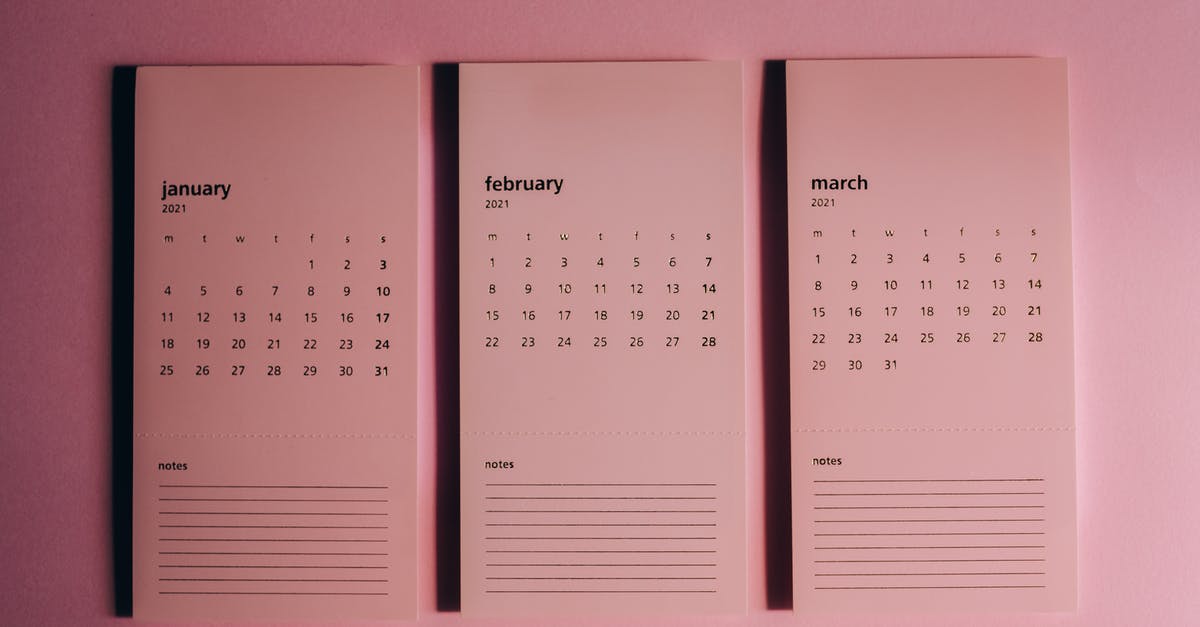 Why does the year only go from March to October? - Set of monthly calendars with weekly dates Why does the year only go from March to October? - Set of monthly calendars with weekly dates