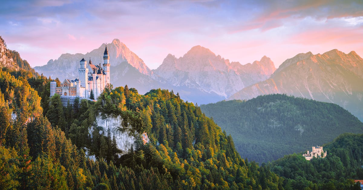 Why has a player's castle became nothing but ruin? - Aerial Photo of Castle Beside Forest
