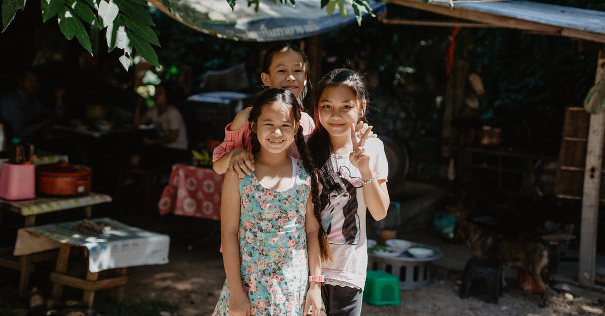 Why has my attacking been disabled and why am I receiving, "You have been playing for too long and your villagers need to rest for a few minutes"? [duplicate] - Happy ethnic little girls smiling and looking at camera while standing together on street of village