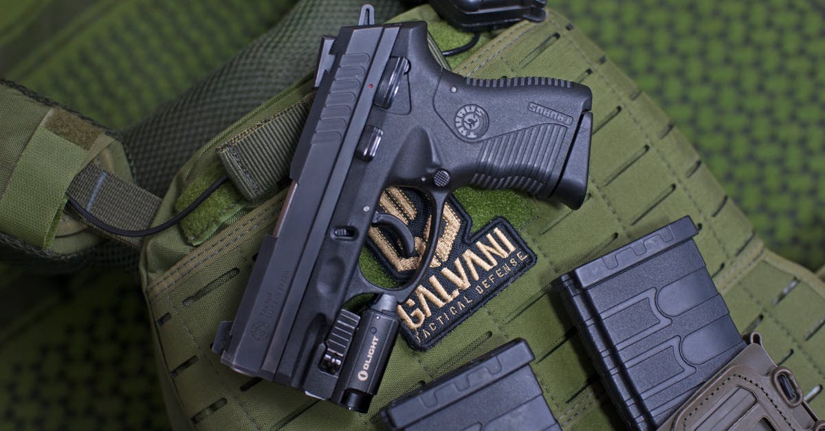 Why is my soldier breathing heavily after running? - Black Semi Automatic Pistol on Black and Green Case Why is my soldier breathing heavily after running? - Black Semi Automatic Pistol on Black and Green Case