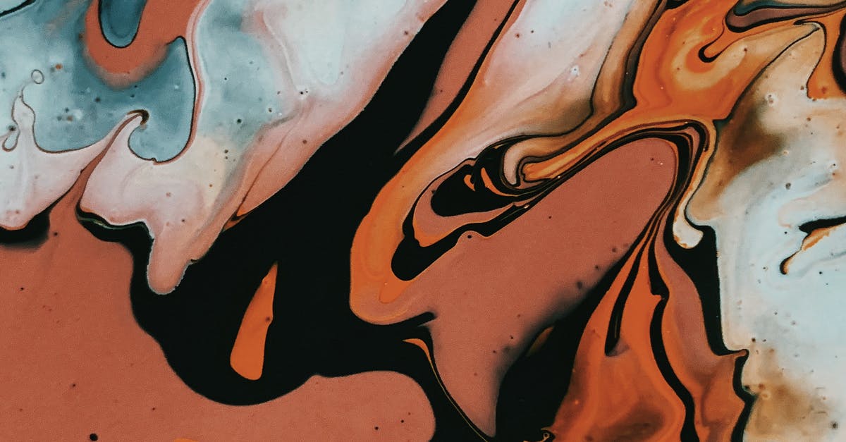 Why is this potion texture missing? - Close-Up Photo Of Abstract Painting