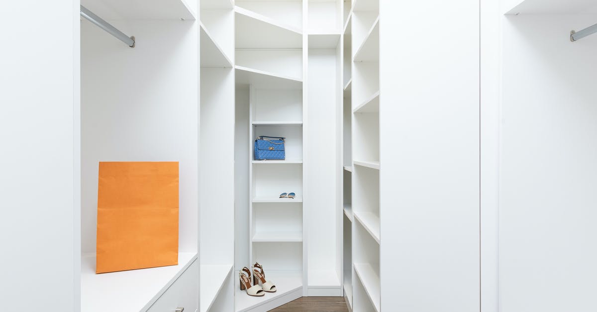 Why is this rail signal not creating a new block? - Perspective of white dressing room with rows of shelves and metal railings in modern design Why is this rail signal not creating a new block? - Perspective of white dressing room with rows of shelves and metal railings in modern design