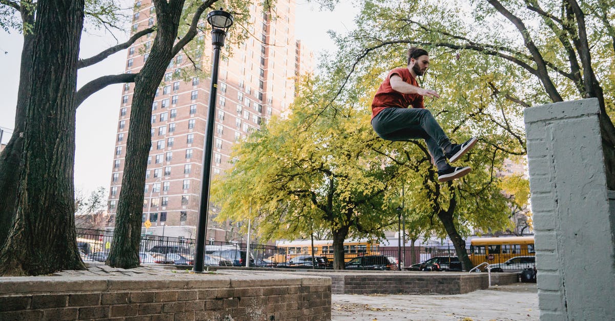 Why is vault 75 quest not activating upon discovery? - Active sportsman jumping in air during parkour training Why is vault 75 quest not activating upon discovery? - Active sportsman jumping in air during parkour training