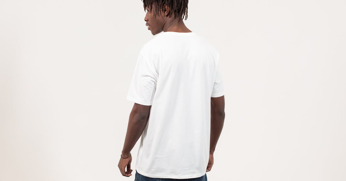 Why isn't Kharjo appearing? - Back view of serious young African American guy with dreadlocks in casual t shirt standing against white background and looking away